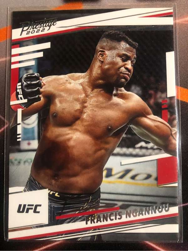 Francis Ngannou BUNDLE of 2 UFC trading cards