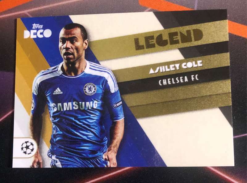 Ashley Cole Topps Deco LEGENDS 2022 Soccer trading card