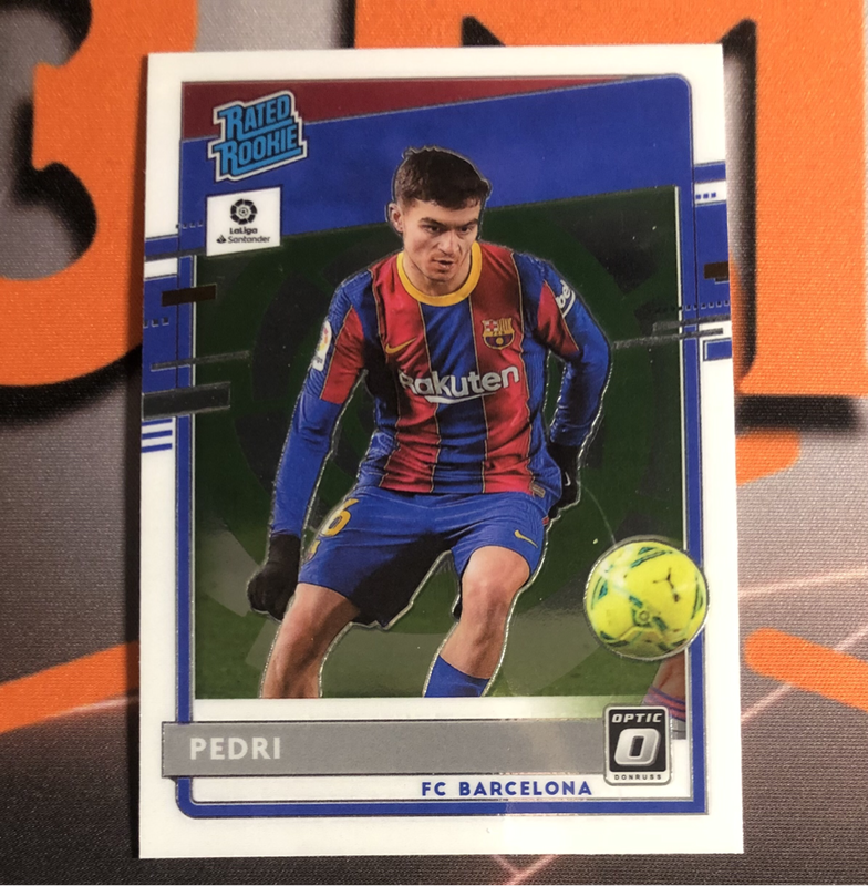 Pedri Rated ROOKIE Rare OPTIC 2020 soccer trading card