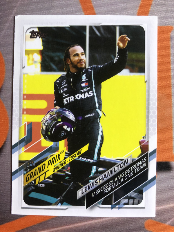 Lewis Hamilton RARE Formula One 2021 F1 Topps Chrome trading card