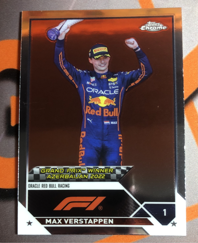 Max Verstappen RARE Formula One 2023 F1 trading card