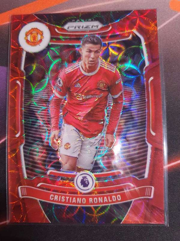 Cristiano Ronaldo NUMBERED out of 29 RED Colour match Man United Soccer trading card