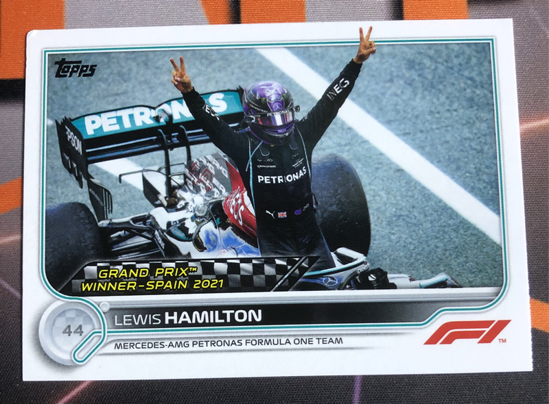 Lewis Hamilton Topps 2022 F1 Formula One trading card