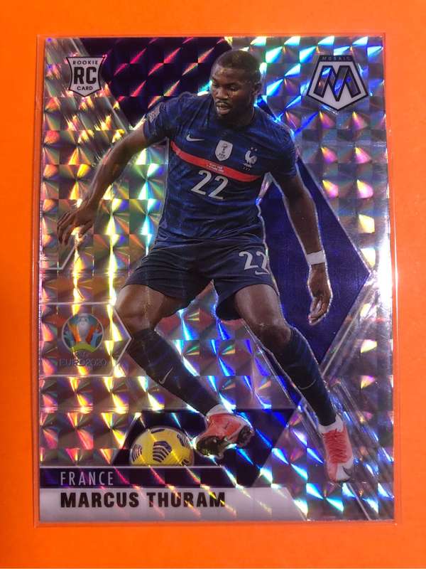 Marcus Thuram ROOKIE Mirror Variant REFRACTOR Mosaic Euros 2020 soccer trading card