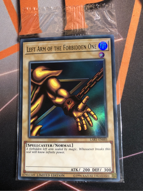 Ultra RARE EXODIA Sealed set of 3 LART-EN002, EN004 & EN005 NEAR MINT YuGiOh trading cards