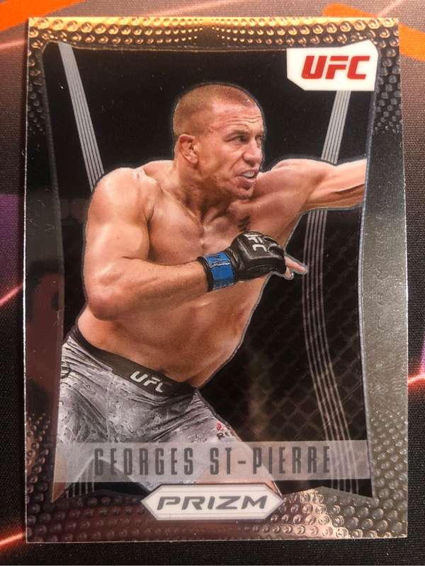 George St Pierre PRIZM 2022 UFC Trading card