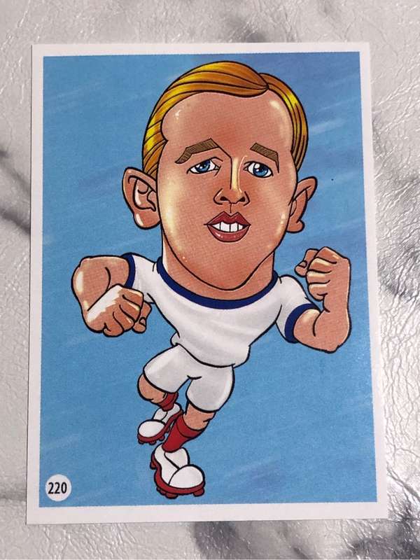 Harry Kane SUPER Rare World Cup 2018 Zabibuskas sticker (Unstuck)