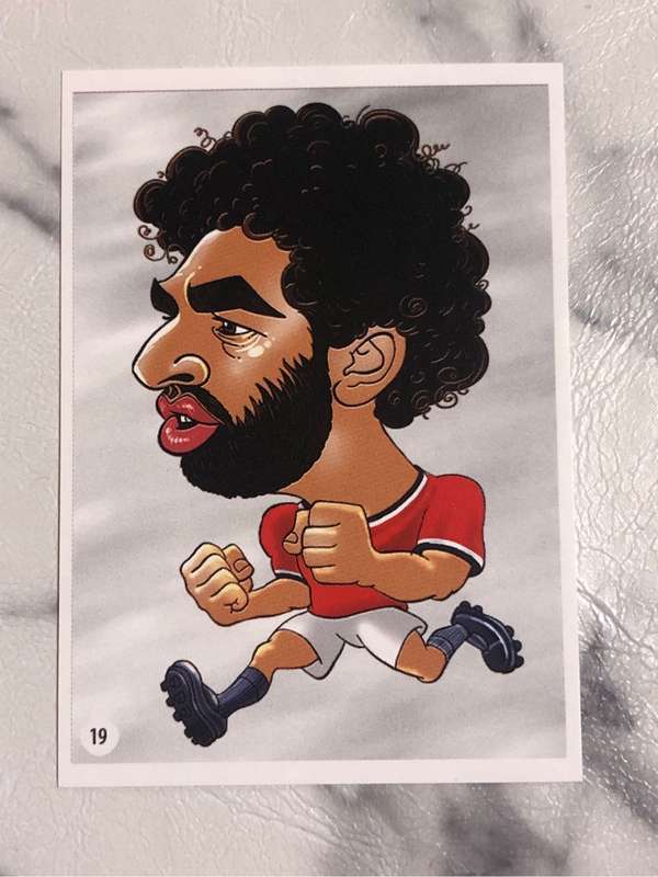 Salah SUPER Rare 2018 Russia World cup Zabibuskas sticker