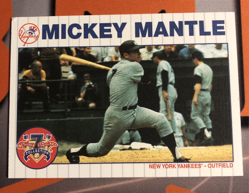 Mickey Mantle 1997 New York Yankees Rare Baseball trading card
