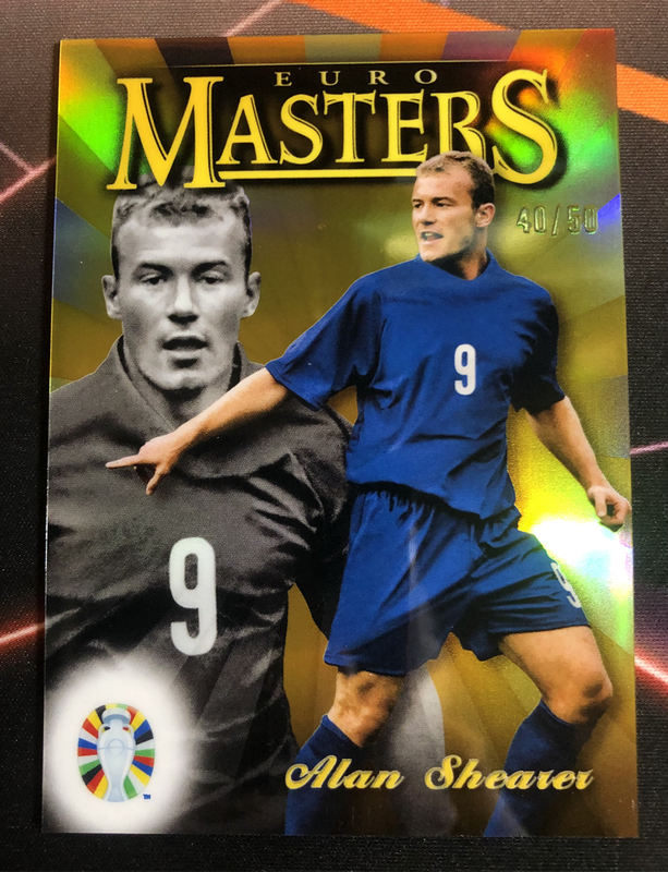 Alan Shearer NUMBERED out of 50 Soccer trading card