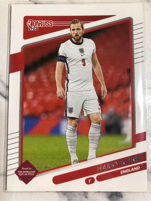 Harry Kane Donruss 2021 Road to Qatar Soccer trading card