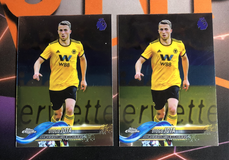 Diogo Jota ROOKIE Very RARE EPL Topps Chrome 2019 Soccer trading card (RIP)