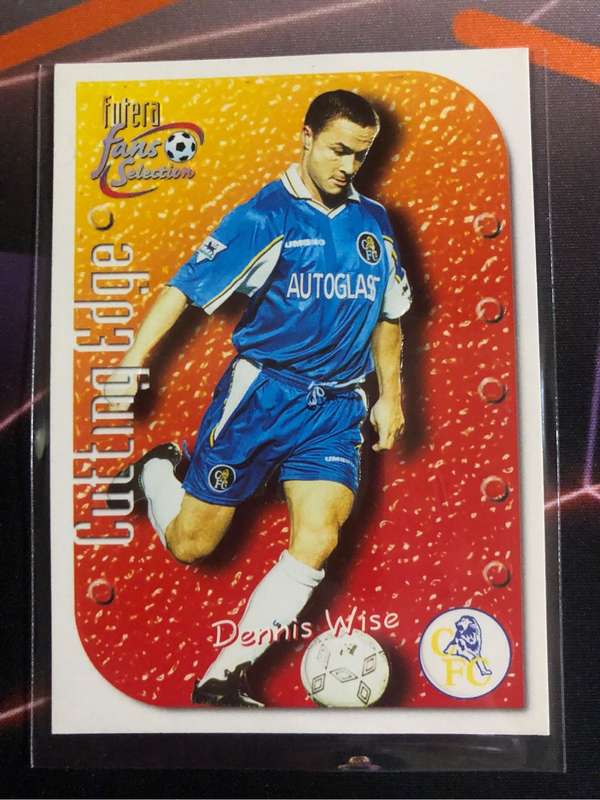 Dennis Wise 1999 FUTERA Soccer trading card