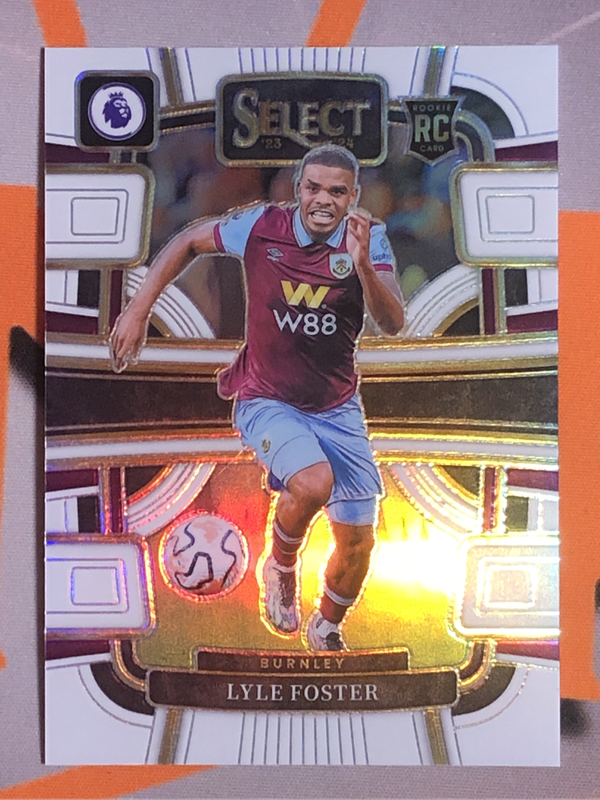 Lyle Foster NUMBERED out of 20 ROOKIE SELECT 2023 soccer trading card