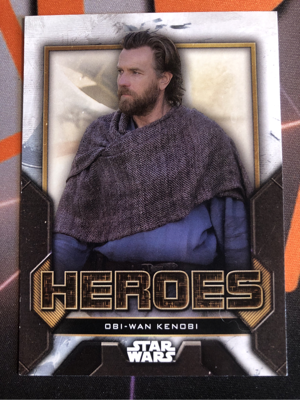 Obi Wan Kenobi Topps Star Wars trading card