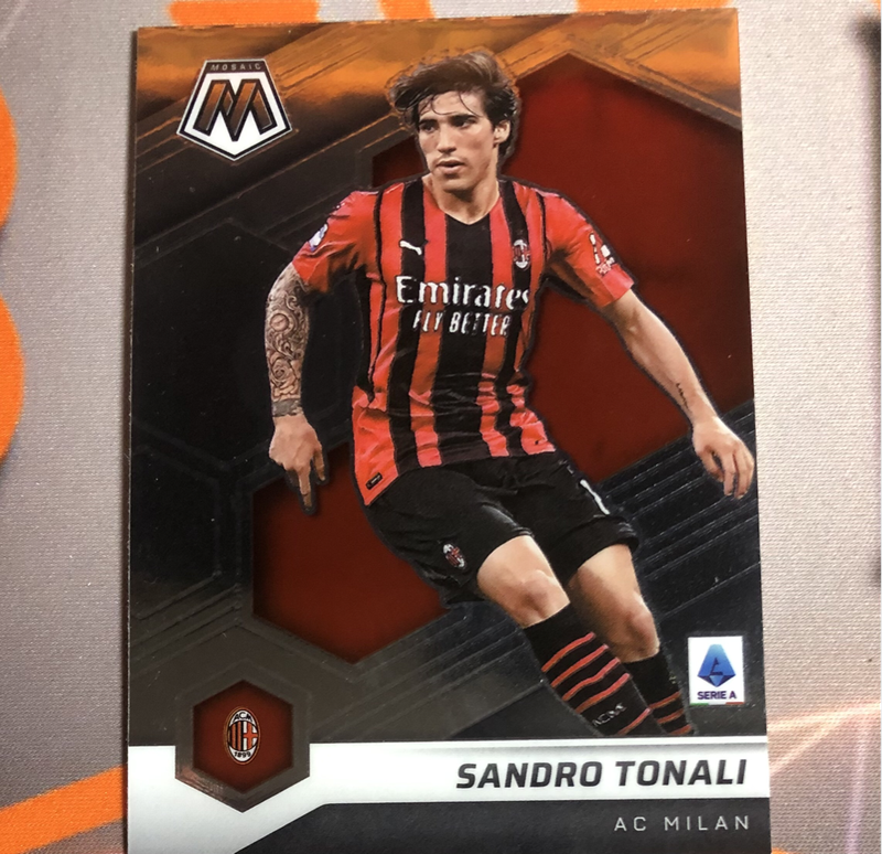 Sandro Tonali 2021 Mosaic 2021 soccer trading card