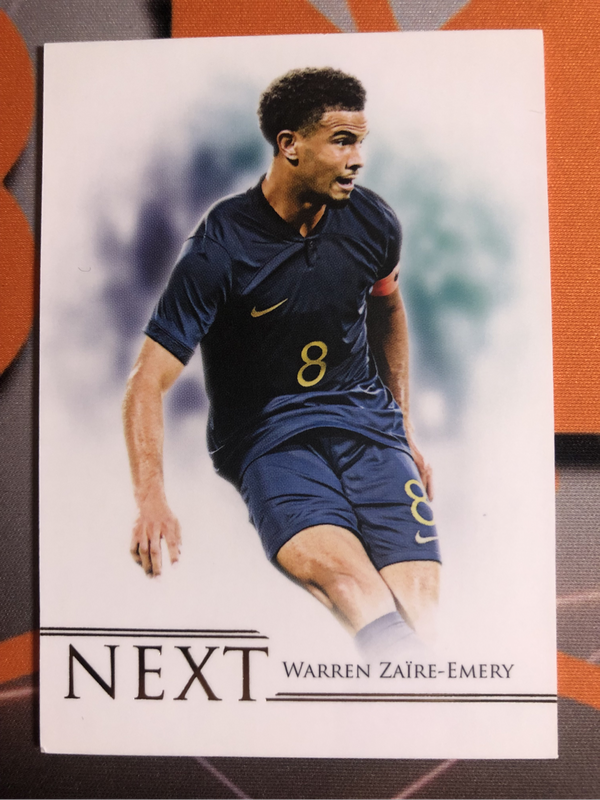 Warren Zaire Emery High-end FUTERA 2023 soccer trading card