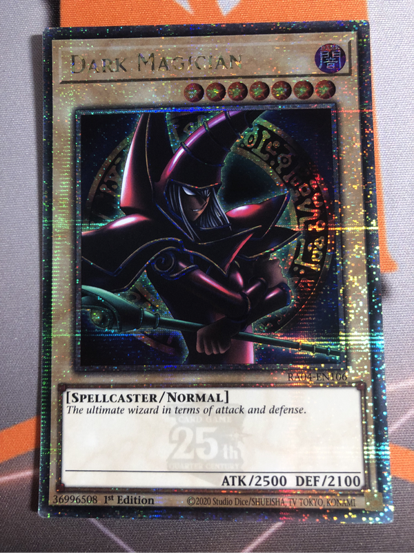 Dark Magician SECRET RARE 25th Quarter Century RA04-EN106 Near MINT YuGiOh trading card