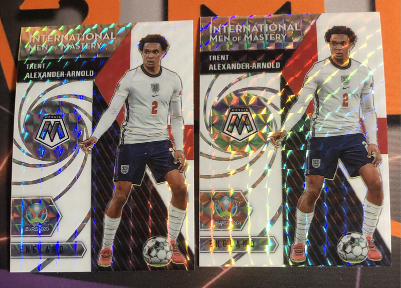 Trent Alexander Arnold Mirror Refractor  2020 Euro Mosaic Soccer trading card
