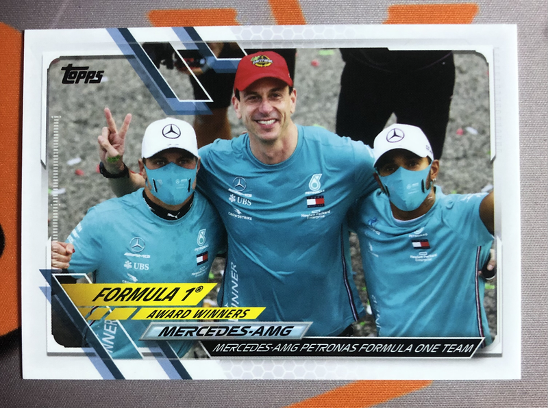 Lewis Hamilton RARE Formula One 2021 F1 Topps Chrome trading card