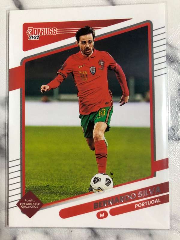 Bernado Silva Donruss 2021 Road to Qatar Soccer trading card