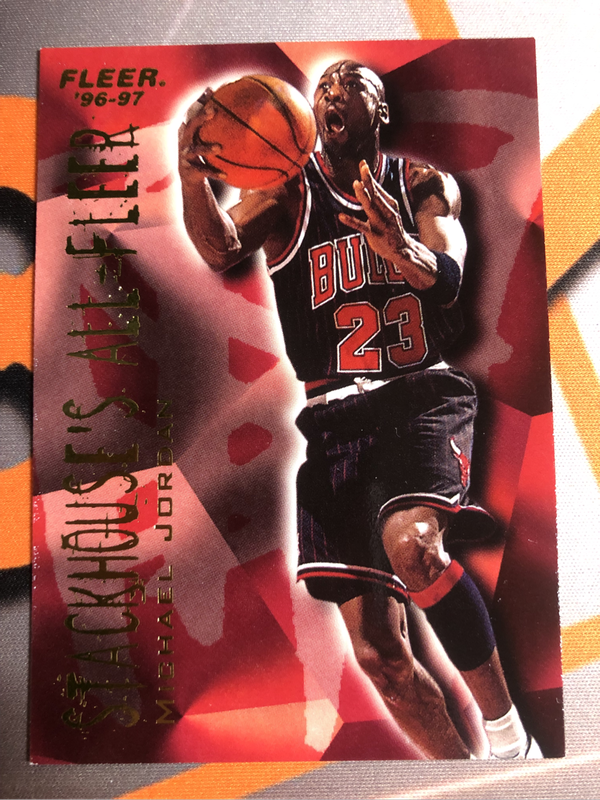 Michael Jordan 1996 Fleer NBA Basketball trading card