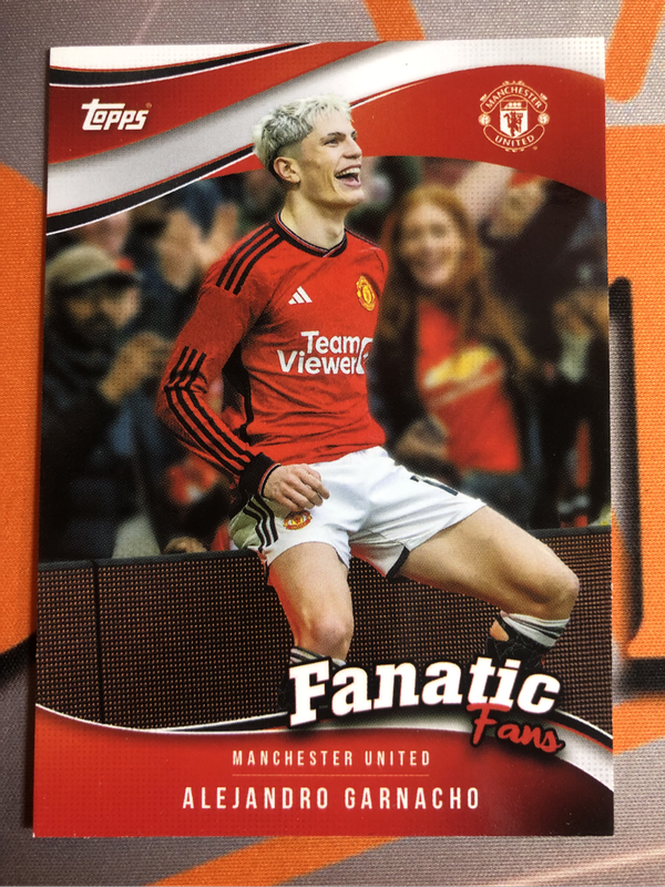 Garnacho Fanatic NEW 2025 Man United Soccer trading card