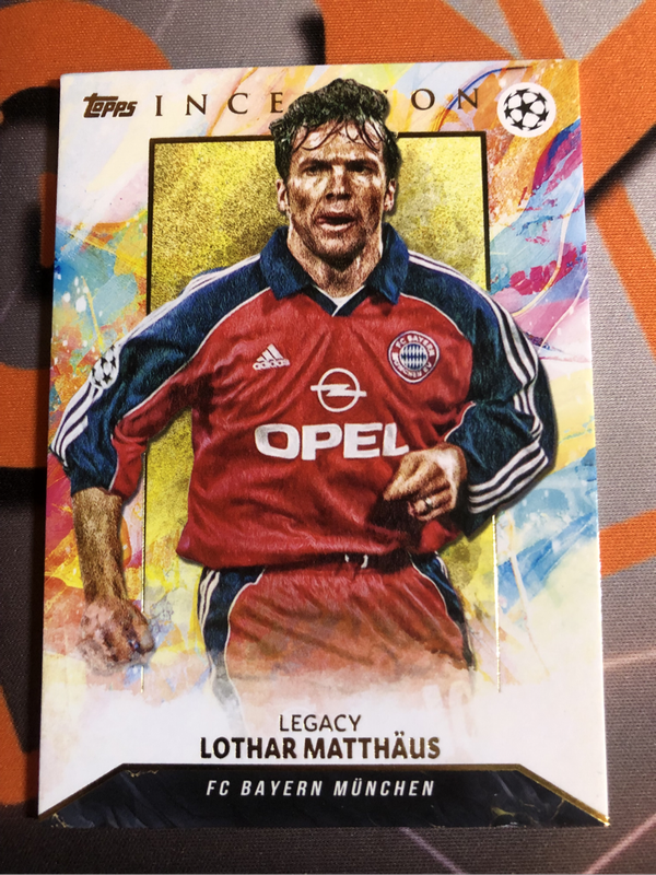 Lothar Matthaus LEGACY Inception High end Soccer trading card 