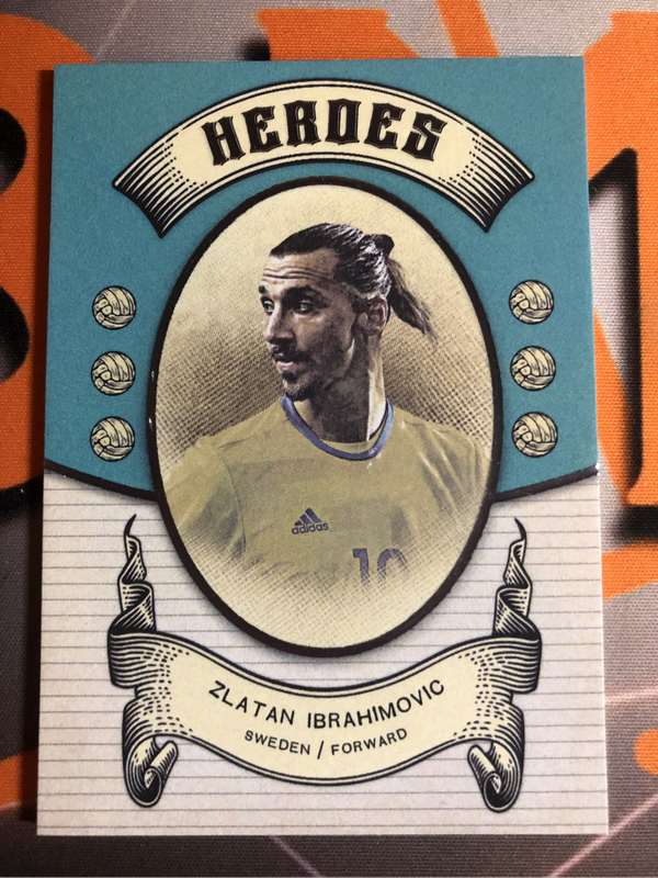 Zlatan Ibrahimovic NUMBERED out of 250 HEROES FUTERA High End Soccer trading card