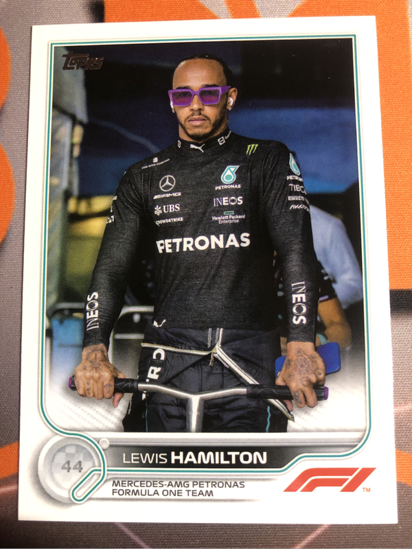 Lewis Hamilton Topps F1 trading card