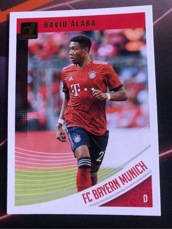 David Alaba RARE 2018 Donruss Soccer trading card