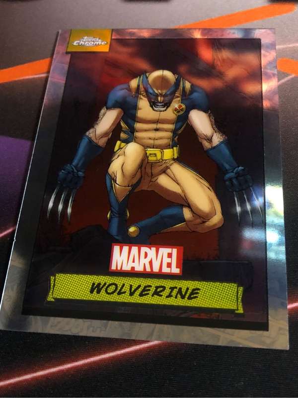 Wolverine Topps Chrome 2024 Marvel trading card