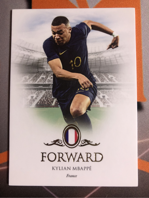 Kylian Mbappe High-end FUTERA 2023 soccer trading card