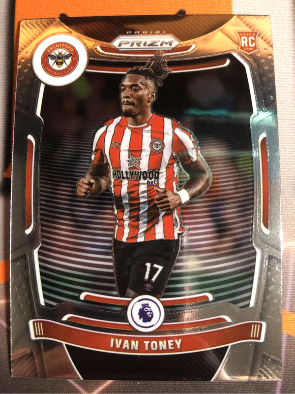 Ivan Toney ROOKIE Prizm 2022 Soccer trading card