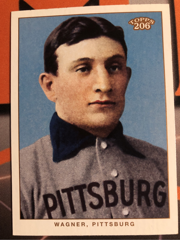 Honus Wagner Topps 206, 2002 Topps Baseball MLB trading card