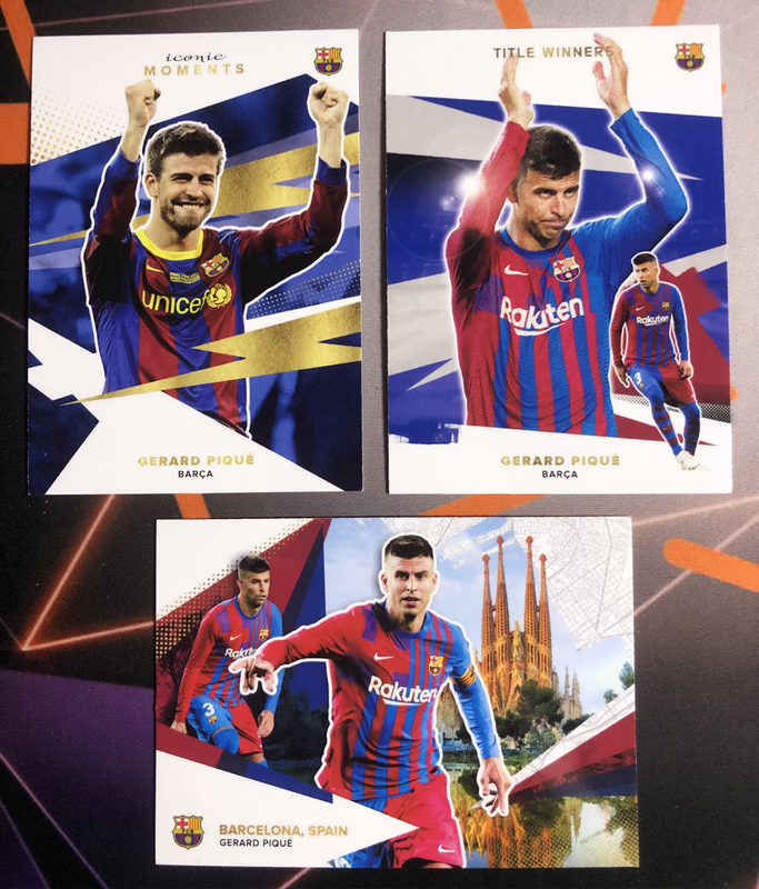 Gerard Pique RARE Bundle of 3 Soccer trading cards