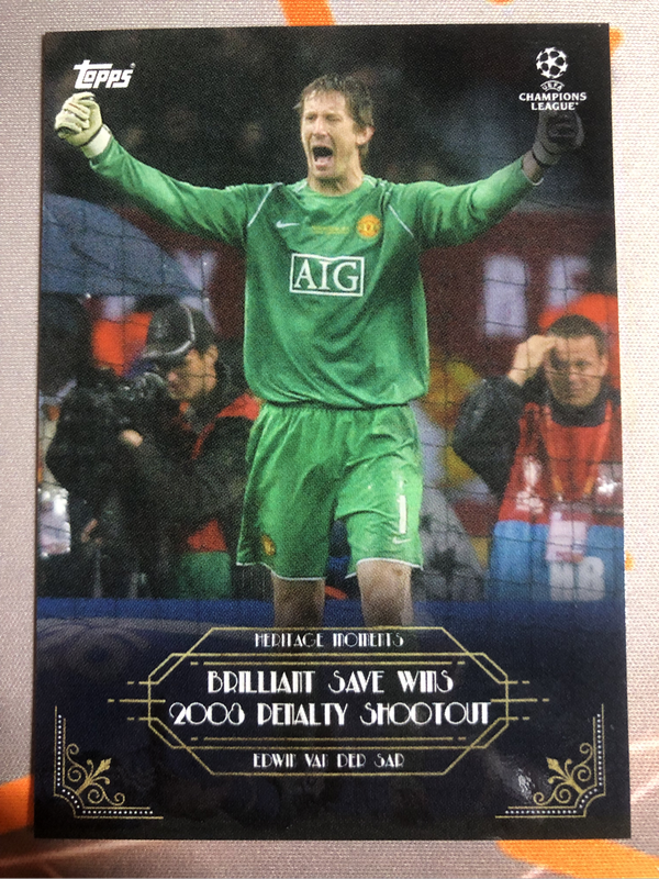 Edwin Van Der Sar RARE Topps soccer trading card