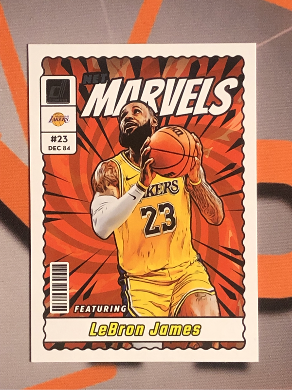 Lebron James 2023 MARVELS NBA Basketball trading card