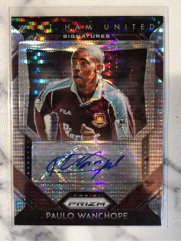 Paulo Wanchope Legend AUTOGRAPH Prizm breakaway 2020 soccer trading card