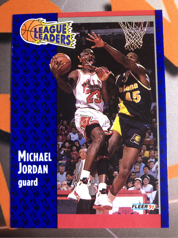Michael Jordan FLEER 1991 NBA VINTAGE basketball trading card