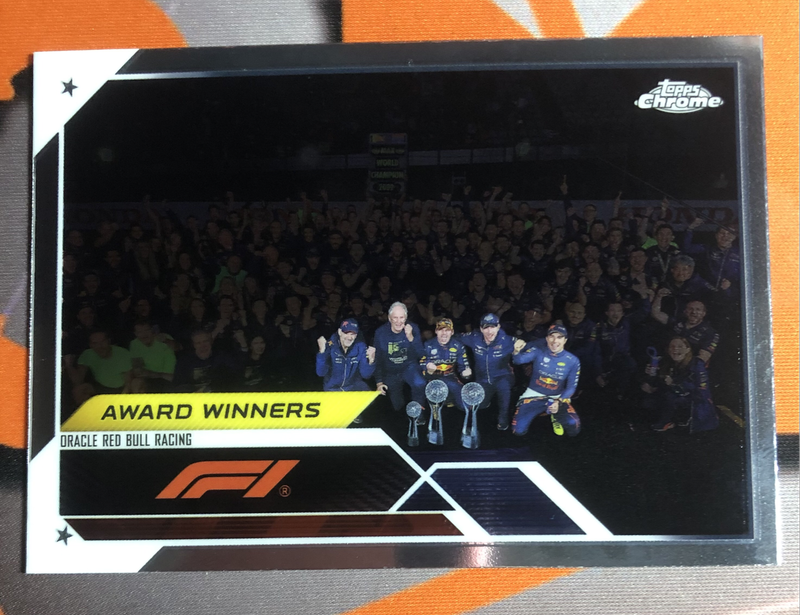 Max Verstappen RARE Red Bull team WINNING Formula One 2023 F1 trading card