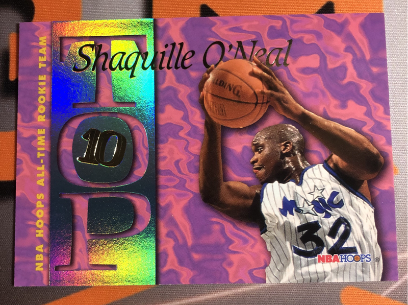 Shaquille Oneal NBA Hoops basketball trading card