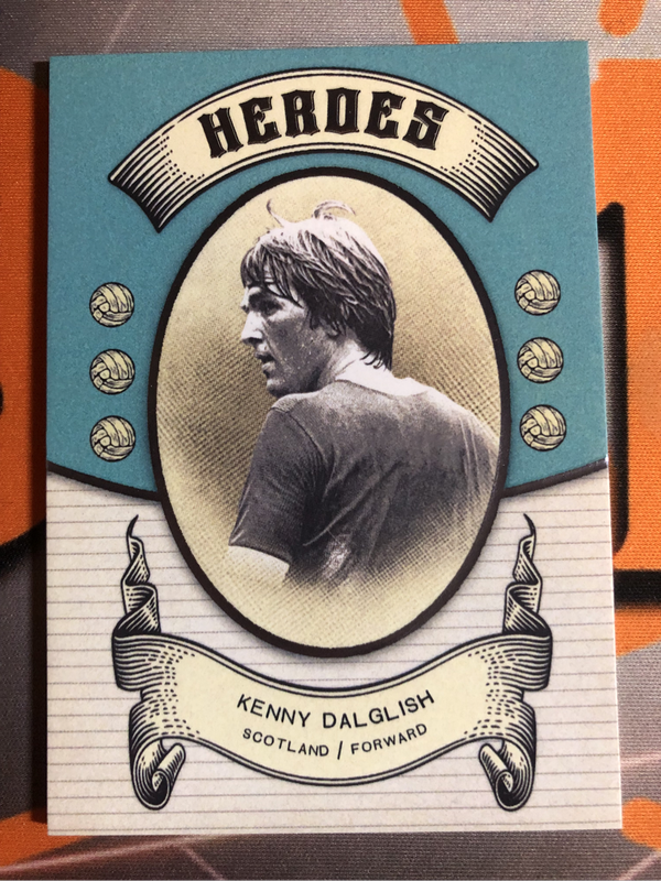 Kenny Dalglish NUMBERED out of 250 HEROES FUTERA High End Soccer trading card