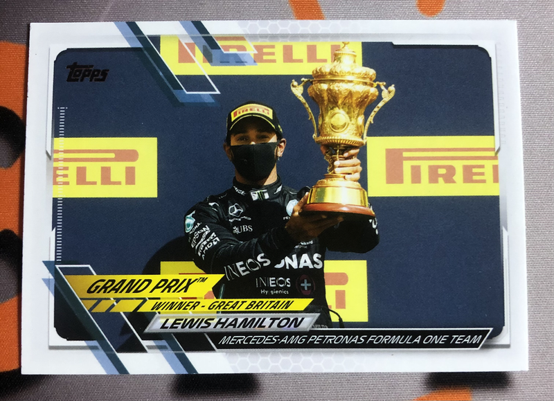 Lewis Hamilton RARE Formula One 2021 F1 Topps Chrome trading card