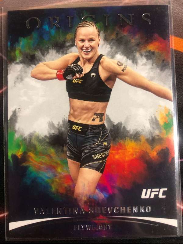 Valentina Shevchenko ORIGINS 2022 Chronicles UFC trading card