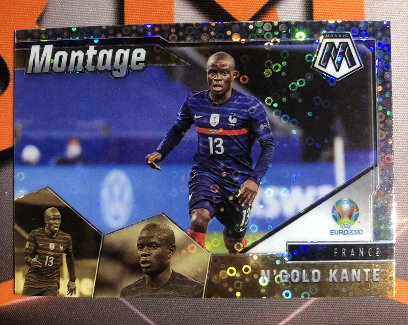 Ngolo Kante RARE Speckle 2020 Mosaic Euros Soccer trading card