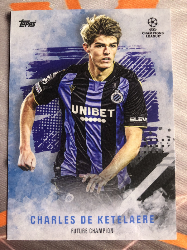 Charles de Ketelare Topps 2022 soccer trading card