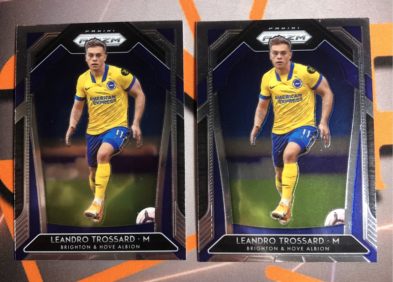 Leandro Trossard RARE 2020 prizm soccer trading card