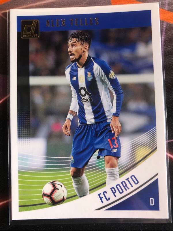 Alex Telles RARE 2018 Donruss Soccer trading card