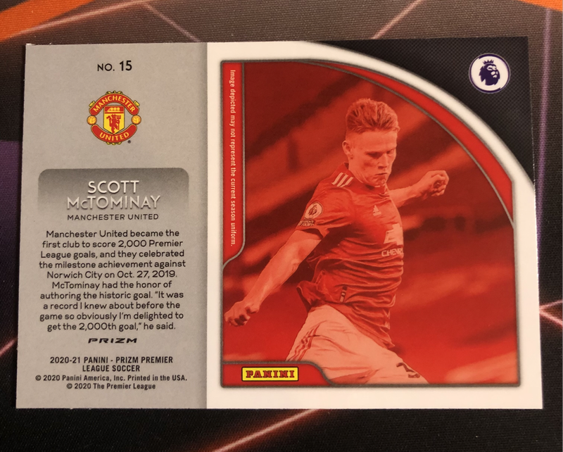 Scott Mctominay SUPER Rare VIGOR Case hit Soccer trading card